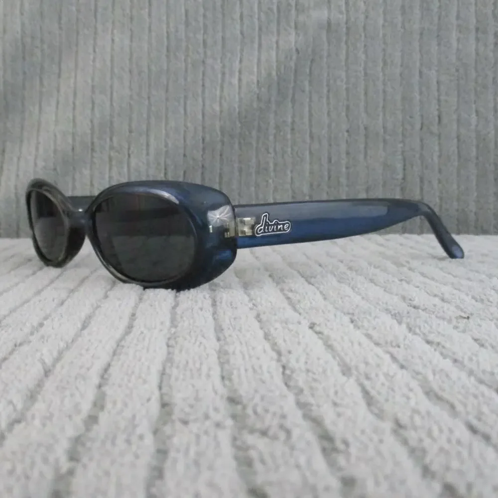 New Divine Eyewear Athena Blue / Smoke Sunglasses